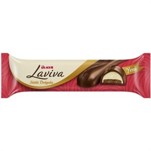 Ulker Laviva красная (шоколадный батончик с бельгийским шоколадом) 35гр. 1/24шт.*6бл.