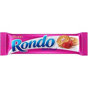 Ulker Rondo печенье клубничное 61гр. 1/24шт.