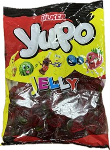Ulker yupo jelly пакет клубничка 1000гр. 1/12шт.
