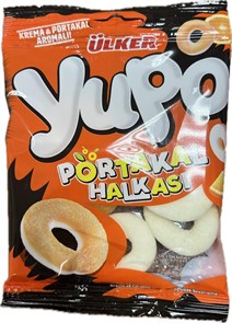 Ulker Yupo Желе жевательный мармелад Апельсиновый 70гр. 1/24шт.