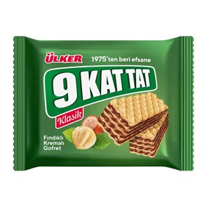 Ulker 9 кat tat (Вафли с ореховым кремом) 39 гр. 1/24шт.