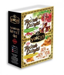 Yalcin рахат-лукум набор из 4 штук с сумкой 400гр. 1/22шт.