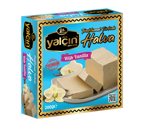 Yalcin Кунжутная халва с ваниль 200гр. 1/20шт.