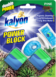 Kalyon туалетный блок для сливного бачка унитаза сосна 50 гр*2 (12 шт)