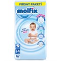 Детские подгузники Molfix 4-ка Maxi 62 шт (7-14 кг) - фото 826795