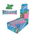 3 FRESH PEPPERMINT FLAVOURED BUBBLE GUM (with tattoo) Жевательные резинки с мята 1/24шт.*24бл. - фото 827102