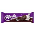 Alpella Creams Dark сэндвич печенье с какао и ванильным вкусом 57гр.  24шт.*6бл. - фото 827341