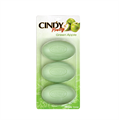 CINDY Мыло цветочное питательное зелёное яблоко 270гр. (блистер с подвесом 90гр.*3шт.) 1/20шт. - фото 827811