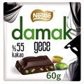NESTLE DAMAK GECE тёмный (55% какао) шоколад с фисташками 60гр. 1/6шт.*24бл. - фото 827876