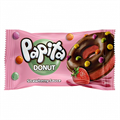 Кекс PAPITA DONUT с какао глазурью, клубничной начинкой и цветными драже 40гр. 1/24шт.*6бл. - фото 828609