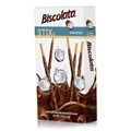 Палочки бисквит. “Biscolata” покрытые мол.шоколадом  с кокосовой стружкой 32гр  12шт/бл  4бл/кор - фото 829101