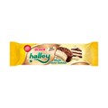 ULKER halley mini сэндвич-печенье покрытое молочным шоколадом и бананом 66гр. 1/24шт. - фото 829798