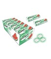 FRUITGUM WHITE BOXED WATERMELON BUBBLE GUM (with tattoo) Жевательные резинки с арбузом 1/24шт.*24бл. - фото 830201